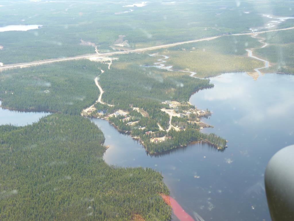 Gite De La Riviere Bed & Breakfast Chibougamau Bagian luar foto